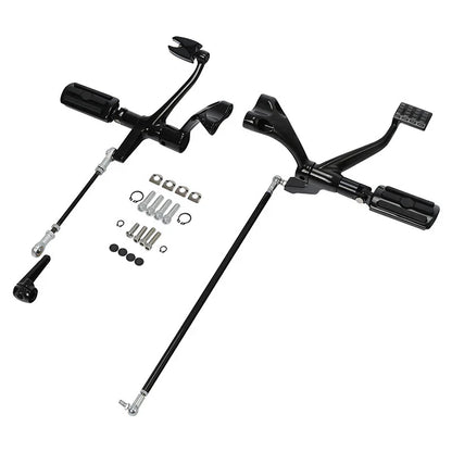 Black Forward Control Pegs for Harley Sportster XL883 (2004-2013)