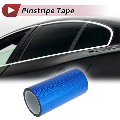 Pinstripe Tape 200mm x 50m for Car Motorcycle Boat Laser Blue (1 Pcs)