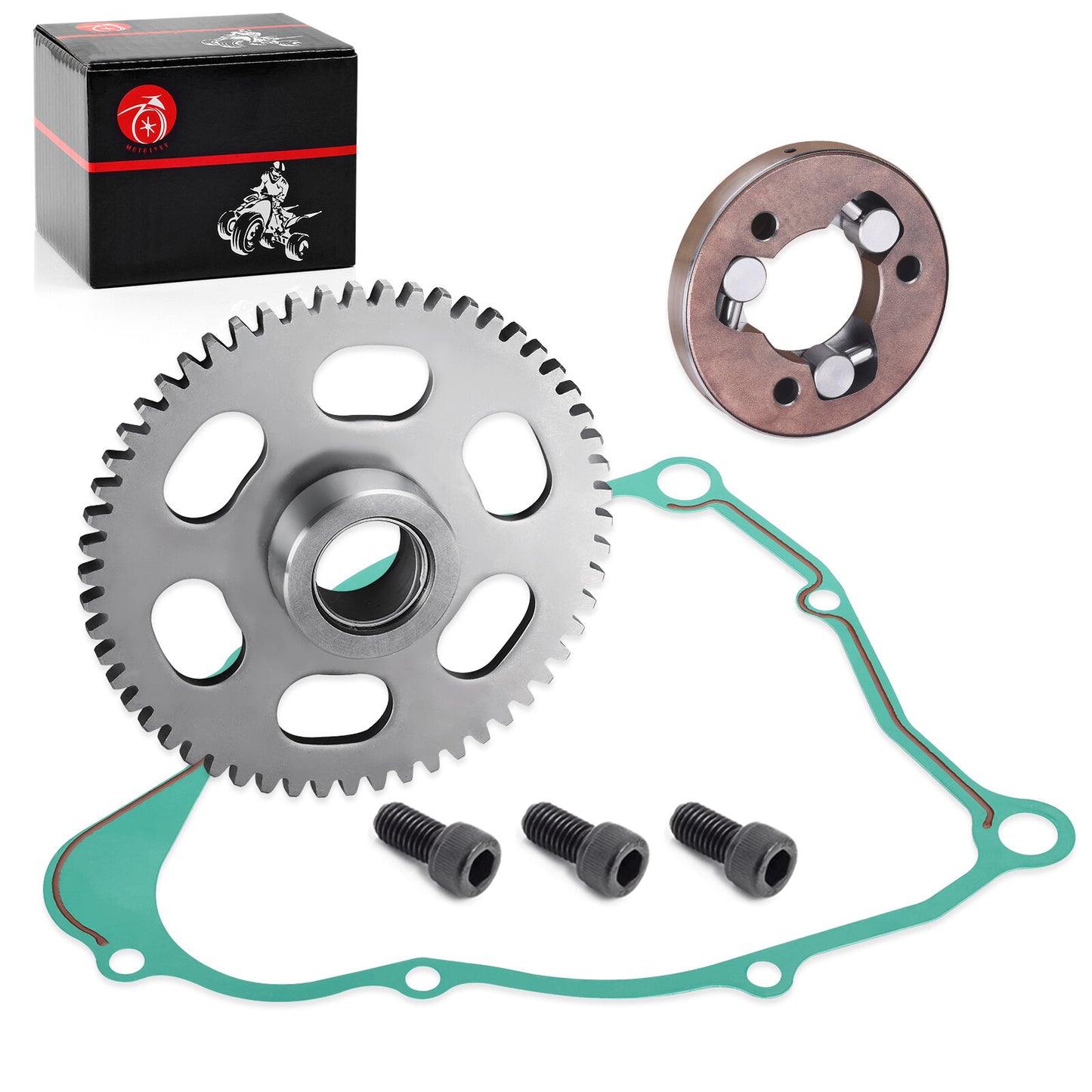 One Way Bearing Starter Clutch Gear Kit for Yamaha Timberwolf 250 (1992–2000)