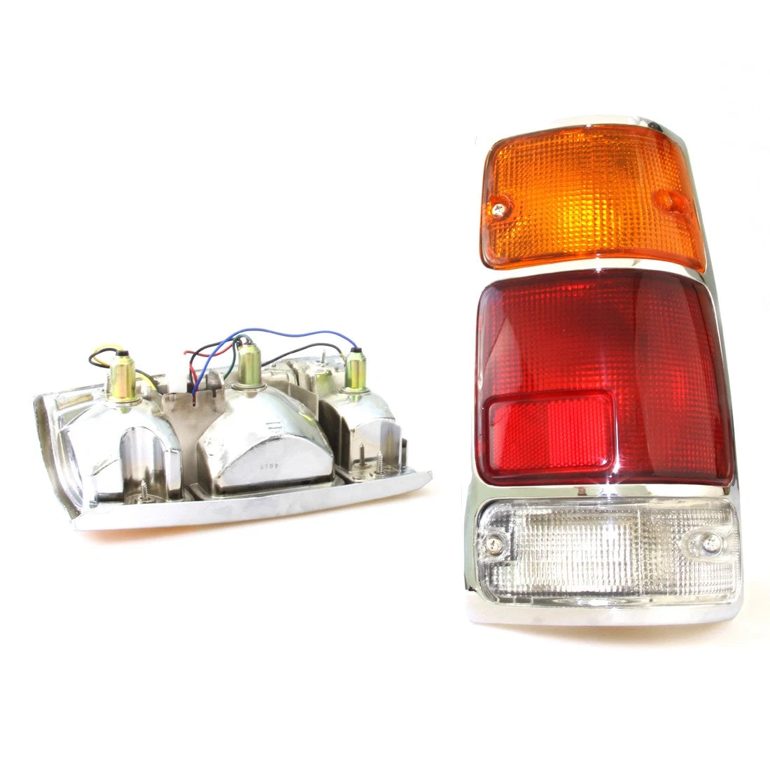 Chrome Tail Light Pair for Isuzu TF TFR Rodeo (1988–2002)