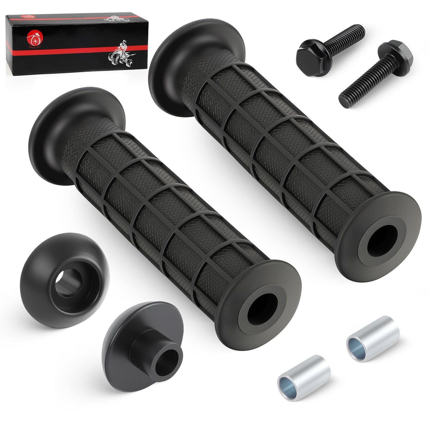 2X Handle Bar Grip and Guard for Honda Recon 250 TRX250 1997–2007