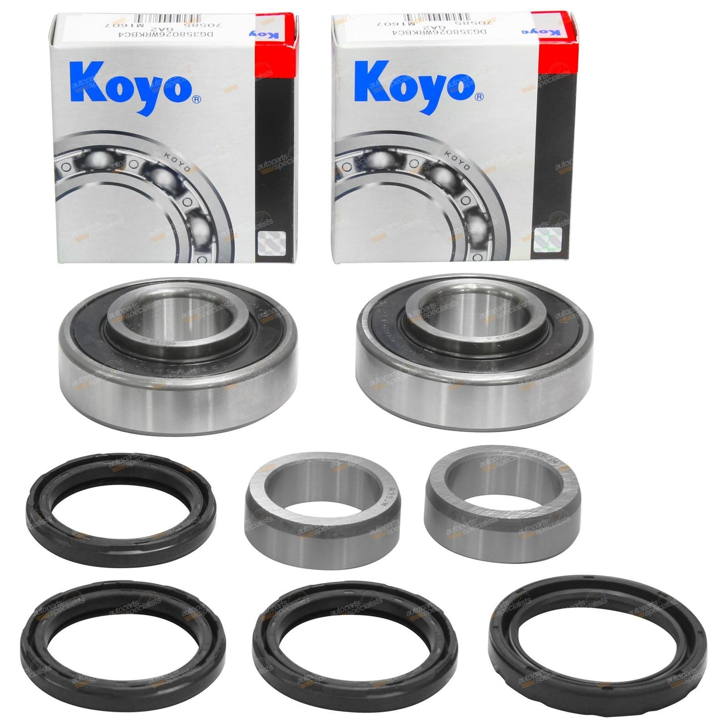 2 Rear Wheel Bearing Kits for Suzuki Vitara Escudo (1988–1998)
