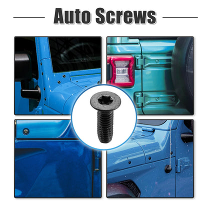 12pcs Torx Screws for Jeep Wrangler CJ7 YJ TJ (1976–2006) Tailgate Door Bolt