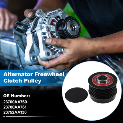 Set of 1 Alternator Freewheel Clutch Pulley for Subaru Forester (2009–2013)