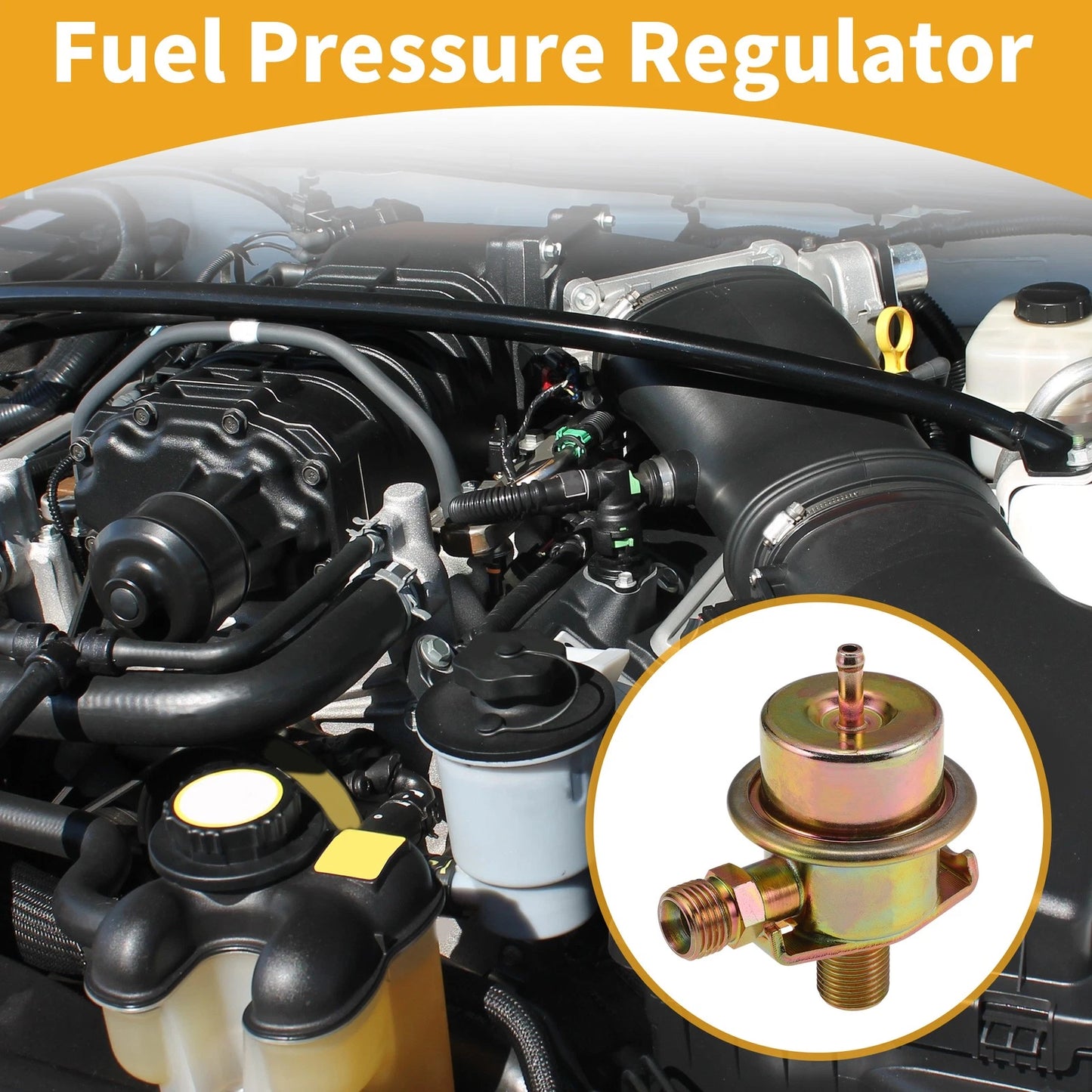 Fuel Pressure Regulator No. 0280161015 for Porsche 924 (1987–1988)