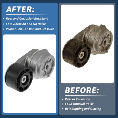 Belt Tensioner for Chevrolet C6500 Kodiak (2004-2009) - Durable Metal 1 x Pc
