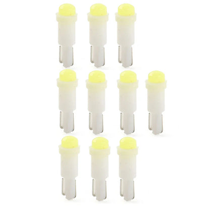 T5 1 SMD White Dashboard Indicator Light Bulbs for Car Instrument