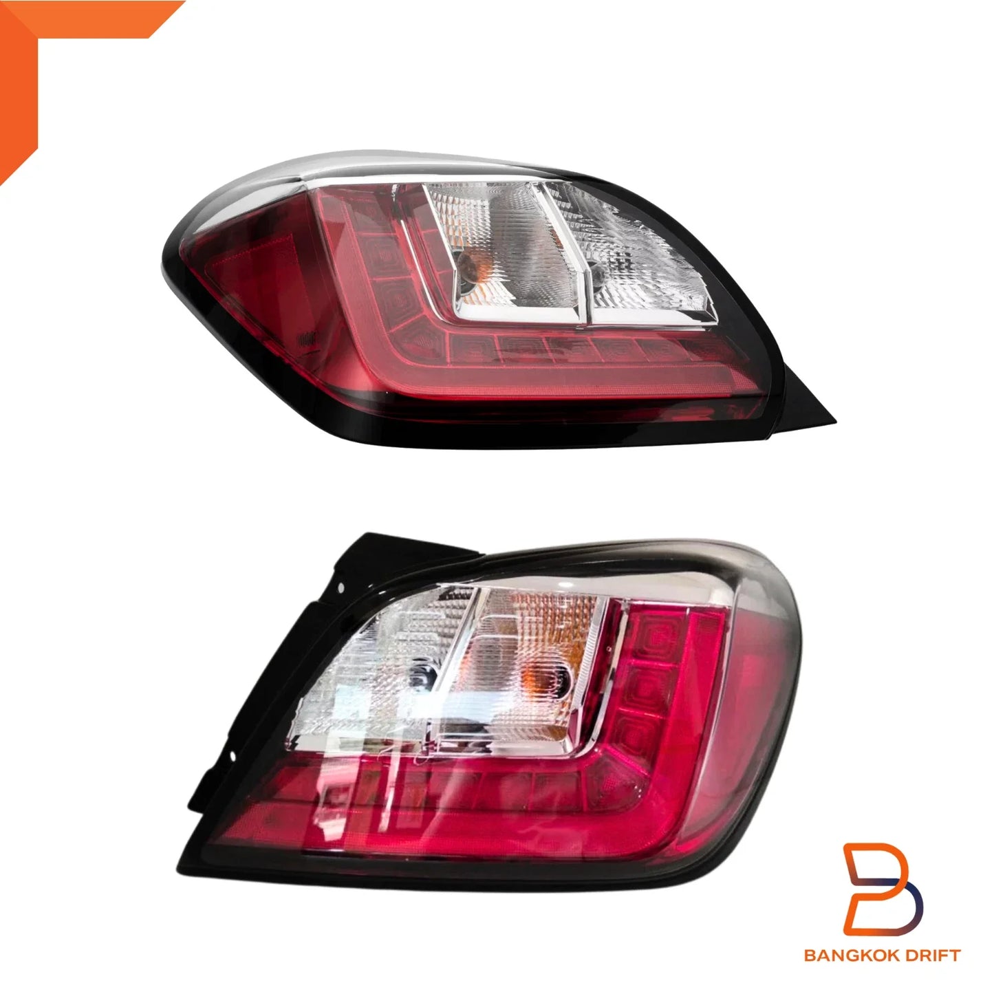 LED Tail Lamp Pair for Mitsubishi Mirage Hatchback (2012-2019)