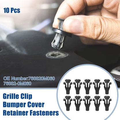 10pcs Grille Clip Bumper Cover Fasteners for Infiniti FX35 (2003–2008) No.768820M060