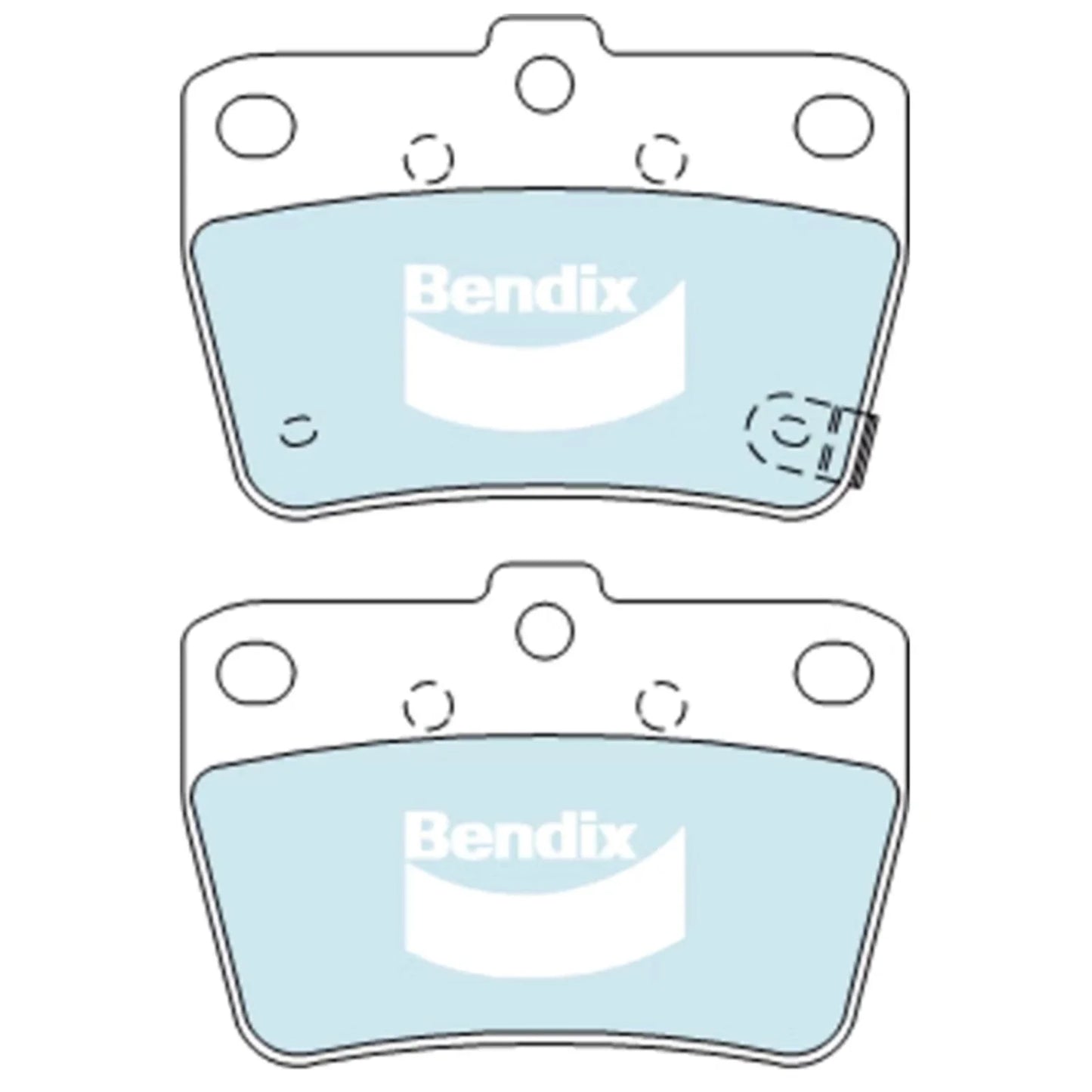 4WD / Rear Disc Brake Pad Set for RAV4 (1994–2005)