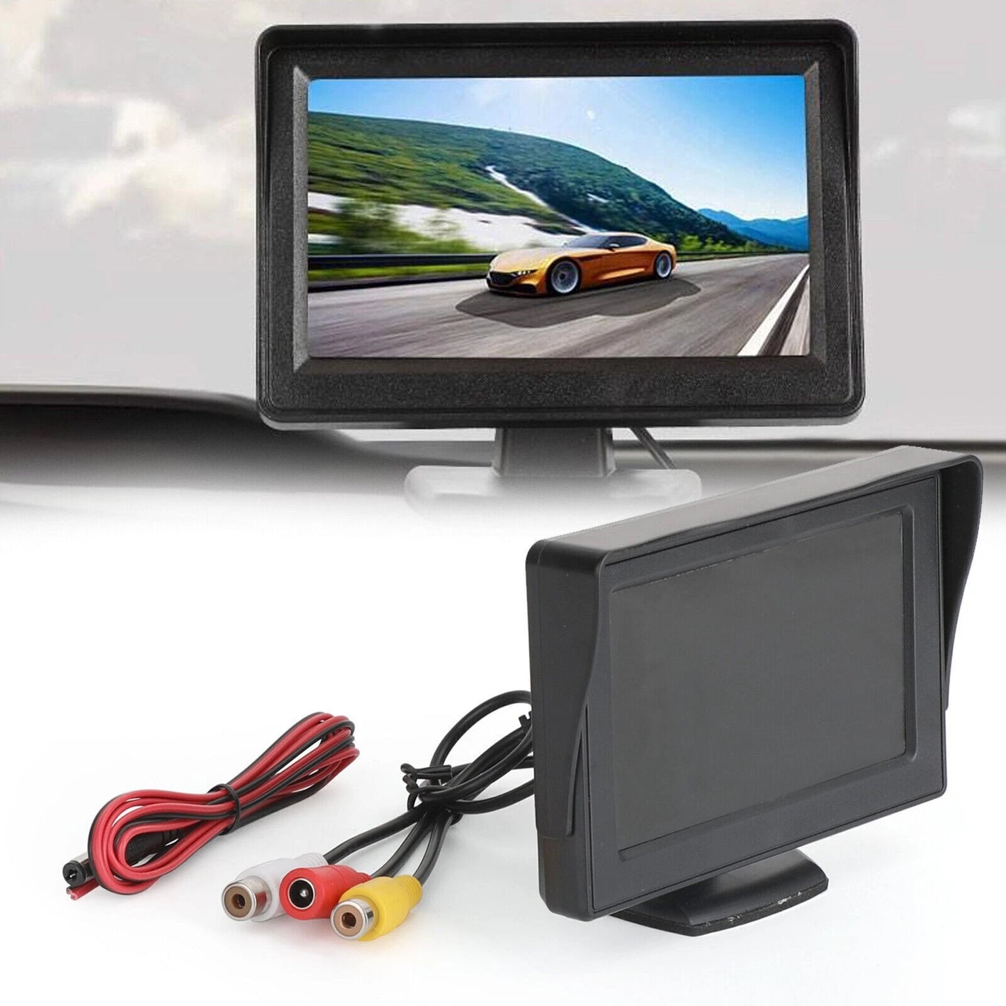 4.3" HD TFT LCD Rear View Monitor for Car (FR)