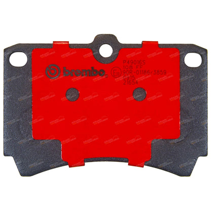 Set of 4 Brembo Front Disc Brake Pads for Ford Festiva (1994–2000)