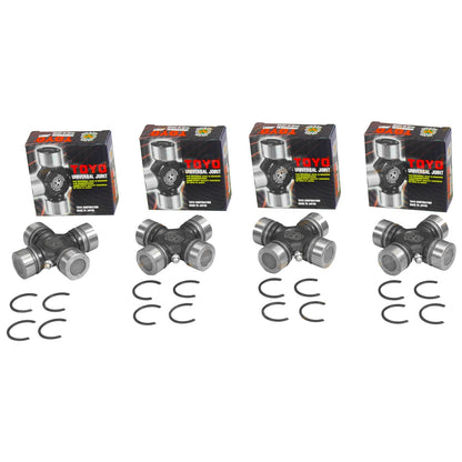 Set of 4 Tail Drive Shaft Universal U Joints for Nissan Patrol (160 MQ MK)