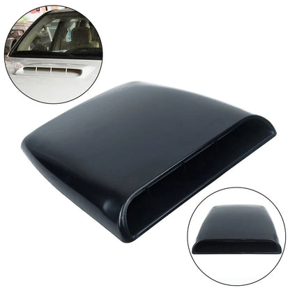 Glossy Black Air Flow Intake Vent Cover for Car Bonnet Hood Scoop (N/A)