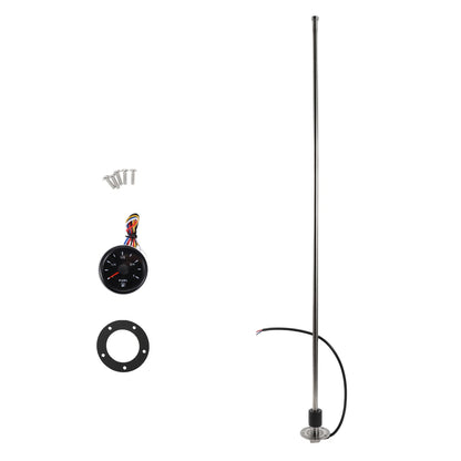 Fuel Sending Unit and Gauge Kit 240-33 Ohm for Boat Truck Vehicle