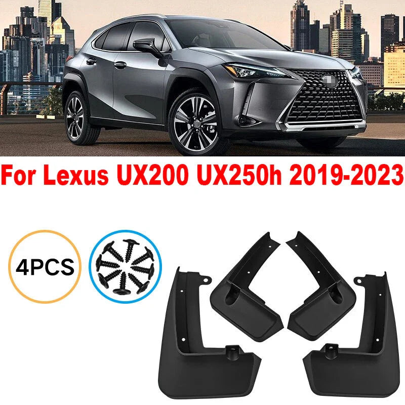 4 x Splash Guards Mud Flaps Fender for Lexus UX (2019–2023)