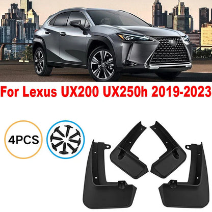4 x Splash Guards Mud Flaps Fender for Lexus UX (2019–2023)