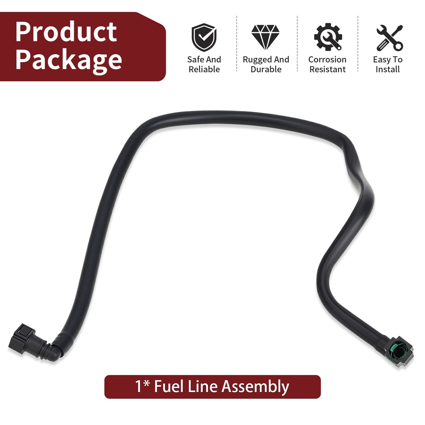 Fuel Line Assembly for Polaris Ranger 1000 900 Crew XP (2015–2023)
