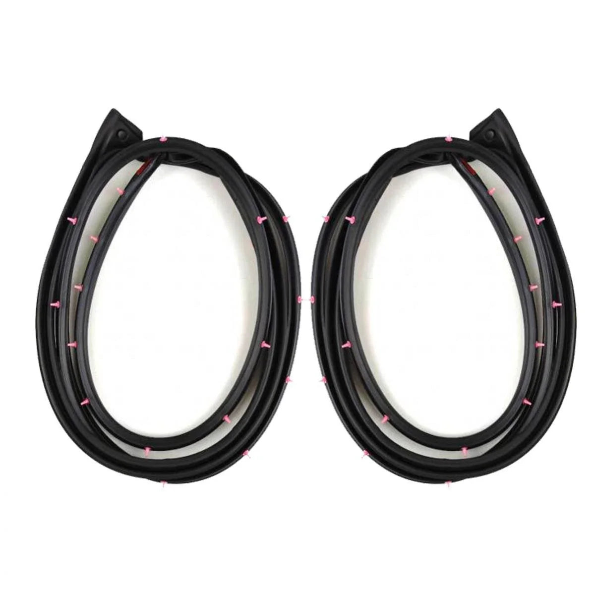 Door Rubber Seal Weatherstrip FL+FR Fits Toyota Vios NCP42 4D Sedan 2003-06 D05