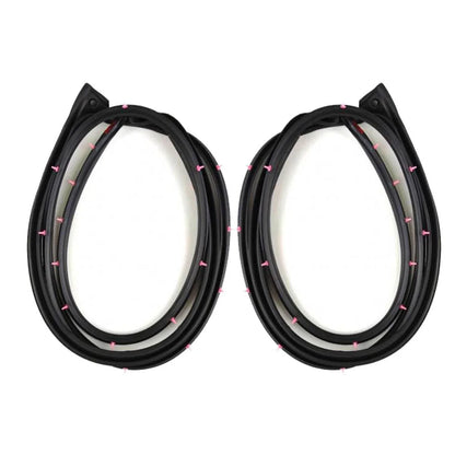 Door Rubber Seal Weatherstrip FL+FR Fits Toyota Vios NCP42 4D Sedan 2003-06 D05