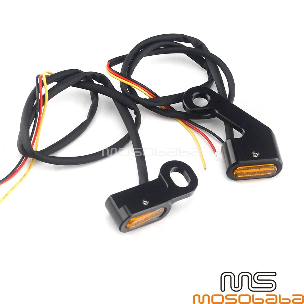 Mini LED Turn Signal Lights for Harley Touring Dyna Softail FLTRU (2006-2023)