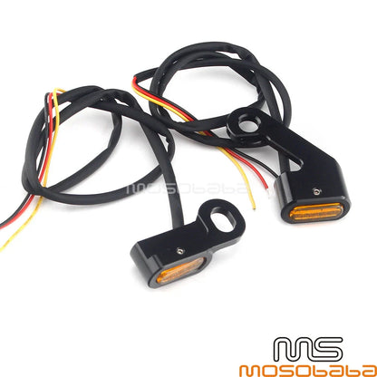 Mini LED Turn Signal Lights for Harley Touring Dyna Softail FLTRU (2006-2023)