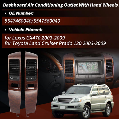 A/C Dash Air Vent Trim Panel for Lexus GX470 (2003–2009) 5547460040/5547560040