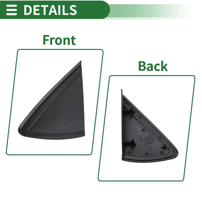Front Left Pillar Corner Triangle Trim for VW Polo (2006–2013) No. 6R0853273A