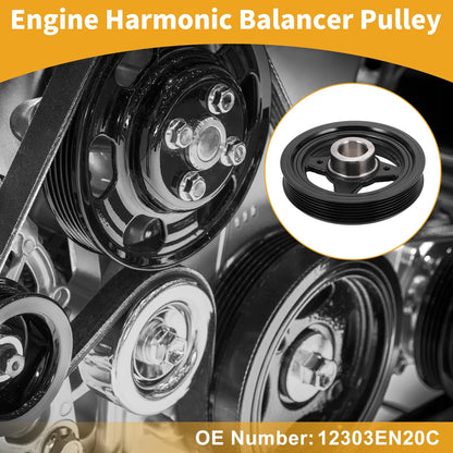 Engine Harmonic Balancer Crankshaft Pulley for Nissan Sentra (2007–2019) No. 12303EN20C