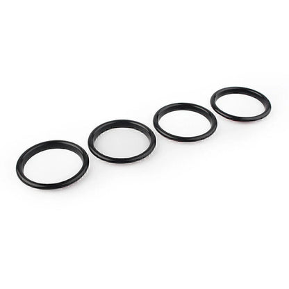 4 x Air Vent Cover Rings for Audi A3 S3 (2012-2019) - Black