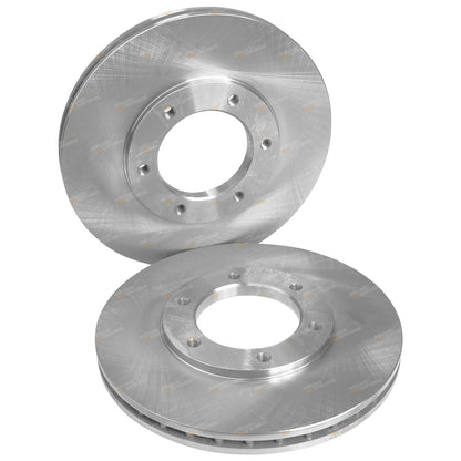 2 Front Disc Brake Rotors for Nissan Patrol GQ Y60 (1992–1997)