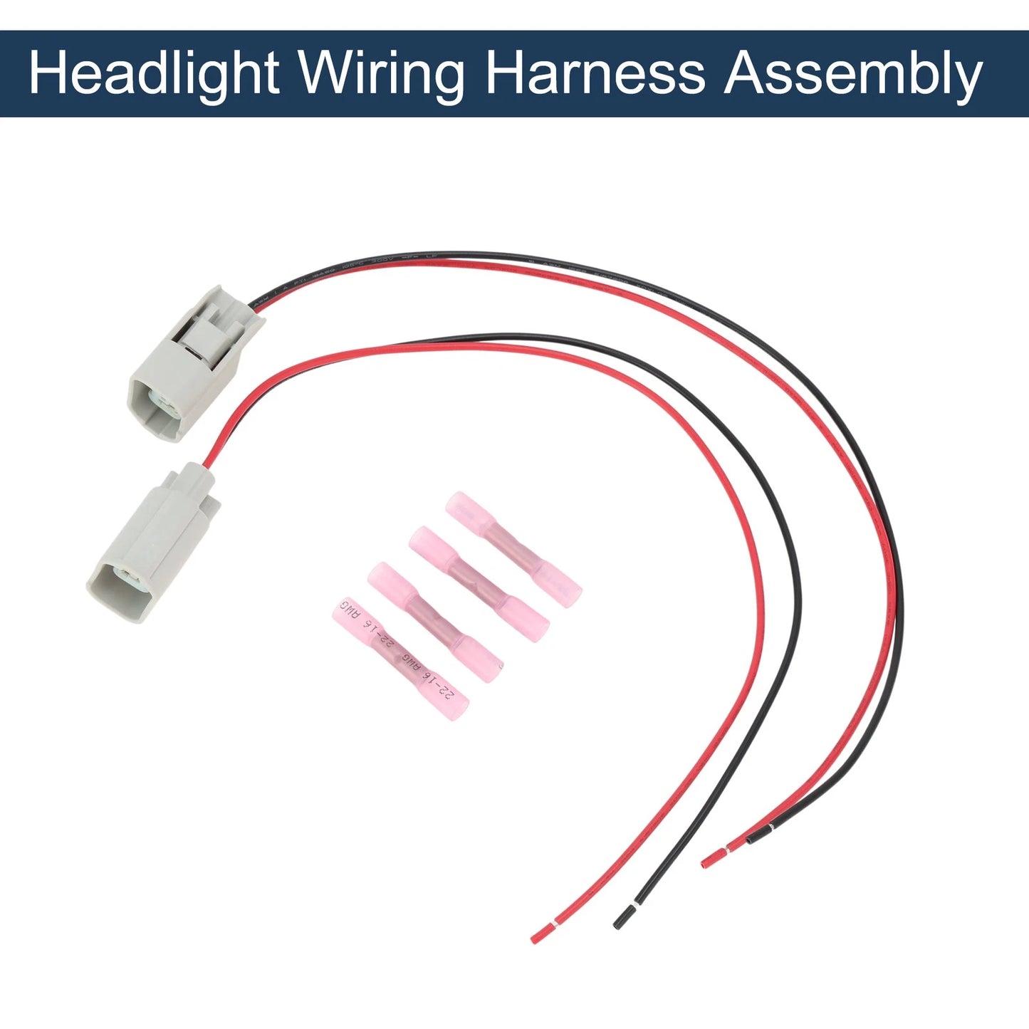 Set of 1 Headlight Wiring Harness Assembly for Chevy Cruze (2011–2019) WPT1204