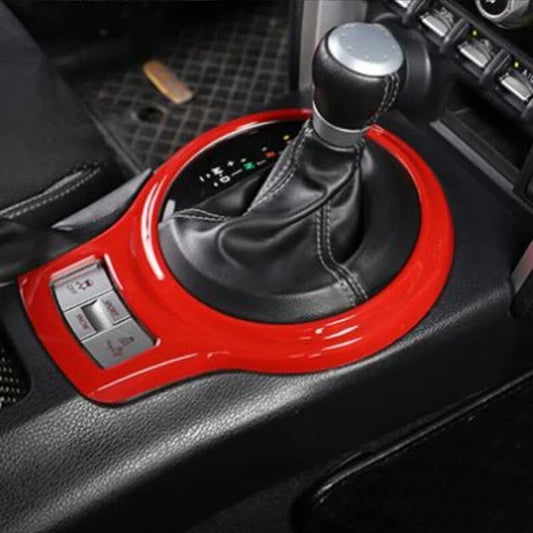 6X Red Interior Trim Center Control Side Cover for Toyota GT86/BRZ (2012–2020)