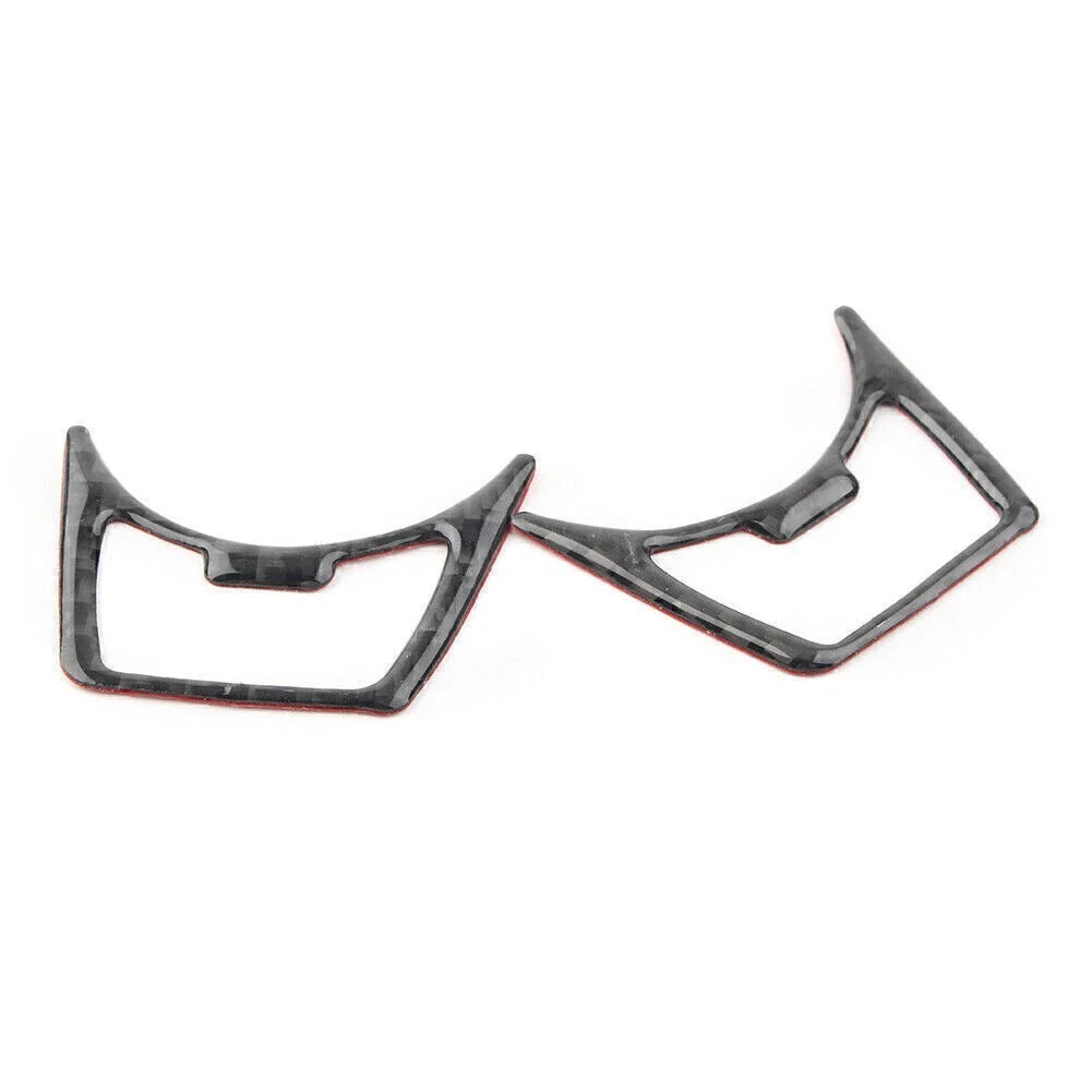 LHD Headlight Switch Cover Trim for Mustang 2015-2019 Carbon Fiber