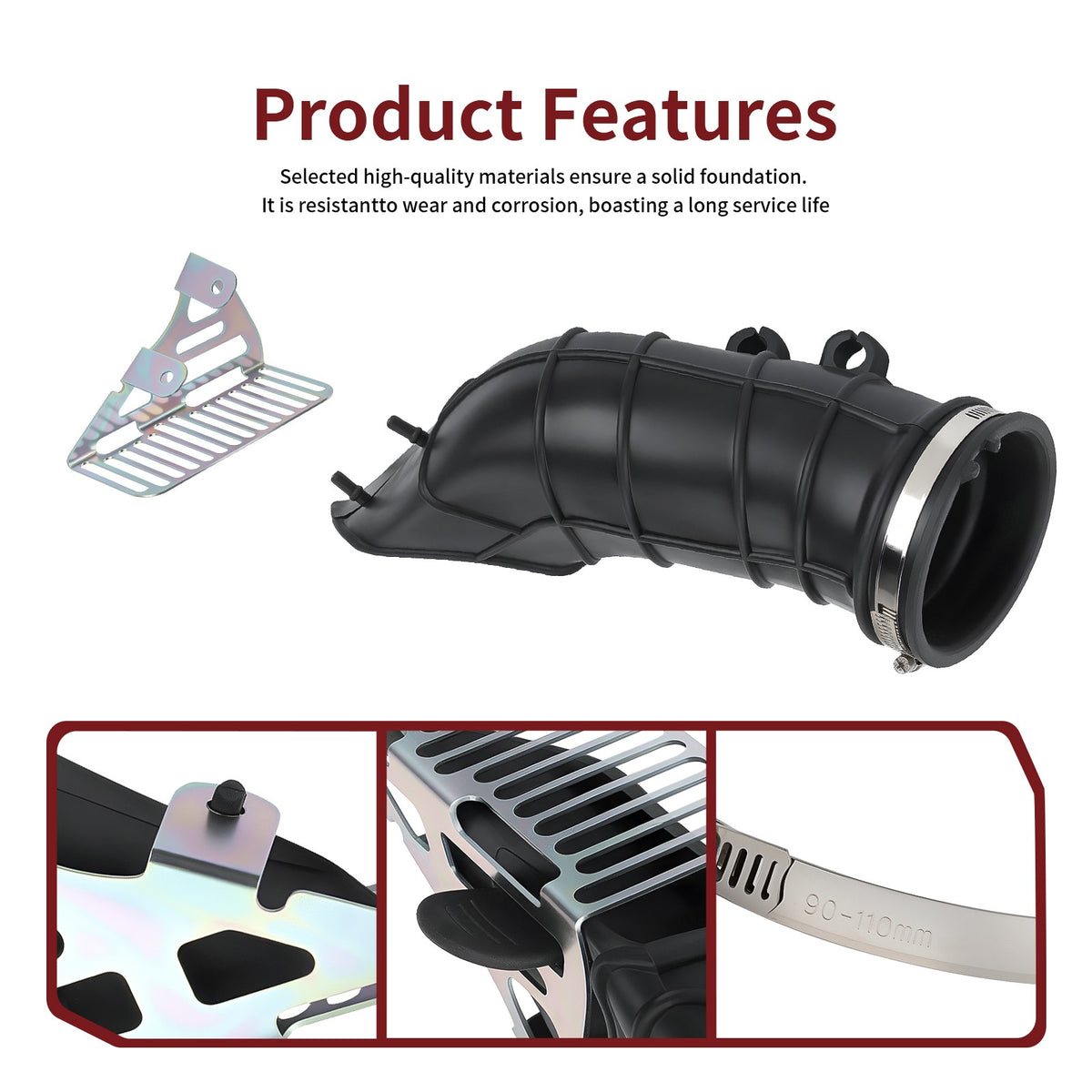 Clutch Air Outlet Duct Boot for Polaris RZR XP 4 1000 Ranger XP 900 1000 (2014–2021)