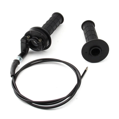 7/8" Motorcycle Black Handle Throttle Clamp Grip