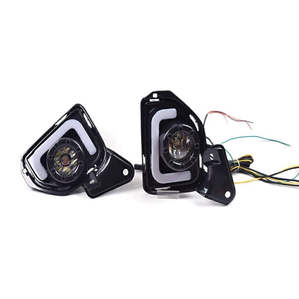 DRL LED Daytime Running Light Fog Turn Signal Lamp for Toyota Hiace (2014–2016)
