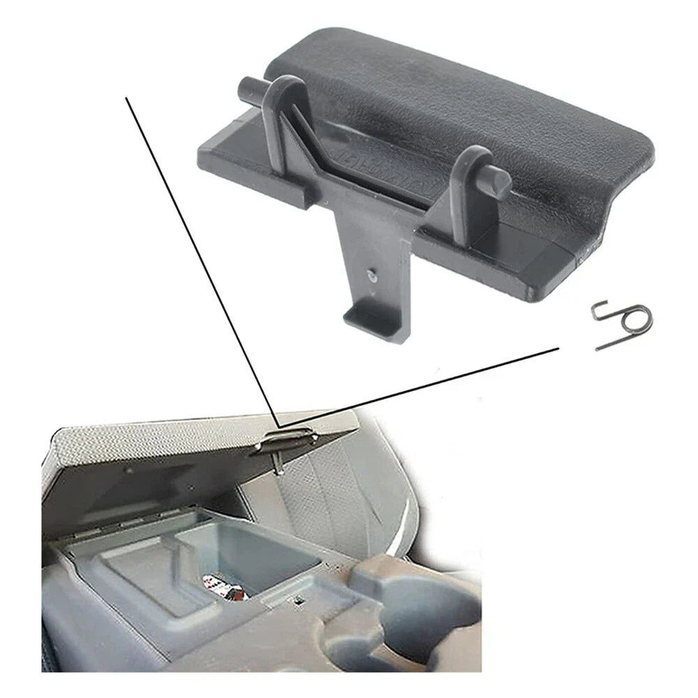 Gray Center Console Jump Seat Lid Latch for Ford F-150 (2010-2018)