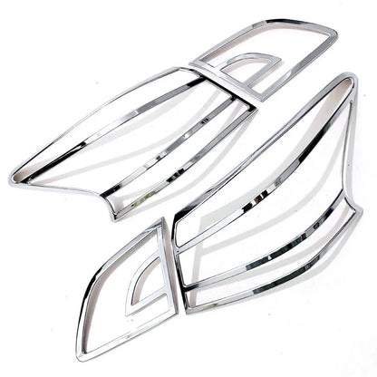 ABS Chrome Tail Light Frame Cover for Nissan Sentra (2013-2018)