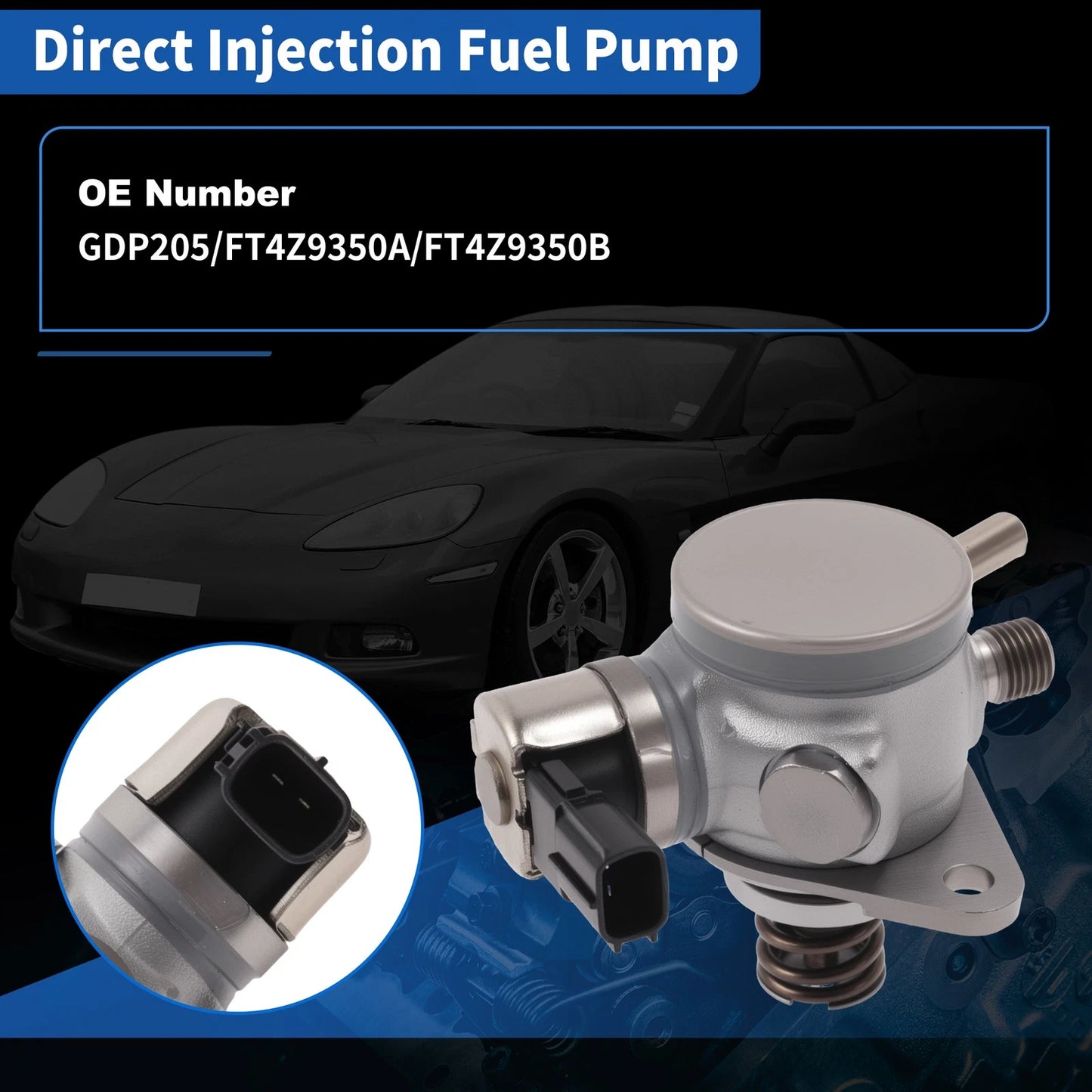 High Pressure Fuel Pump for Ford Edge (2015–2018) V6 2.7L No.GDP205/FT4Z9350A