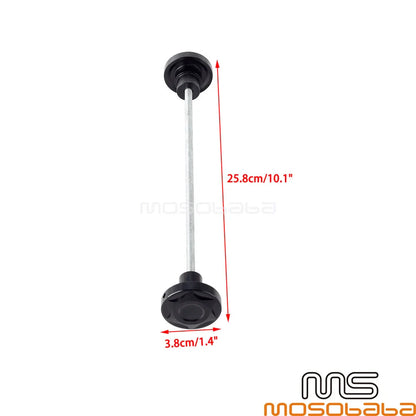 Black Front Rear Axle Nut Cover Caps for Harley Nightster RH975 (2022-2023)