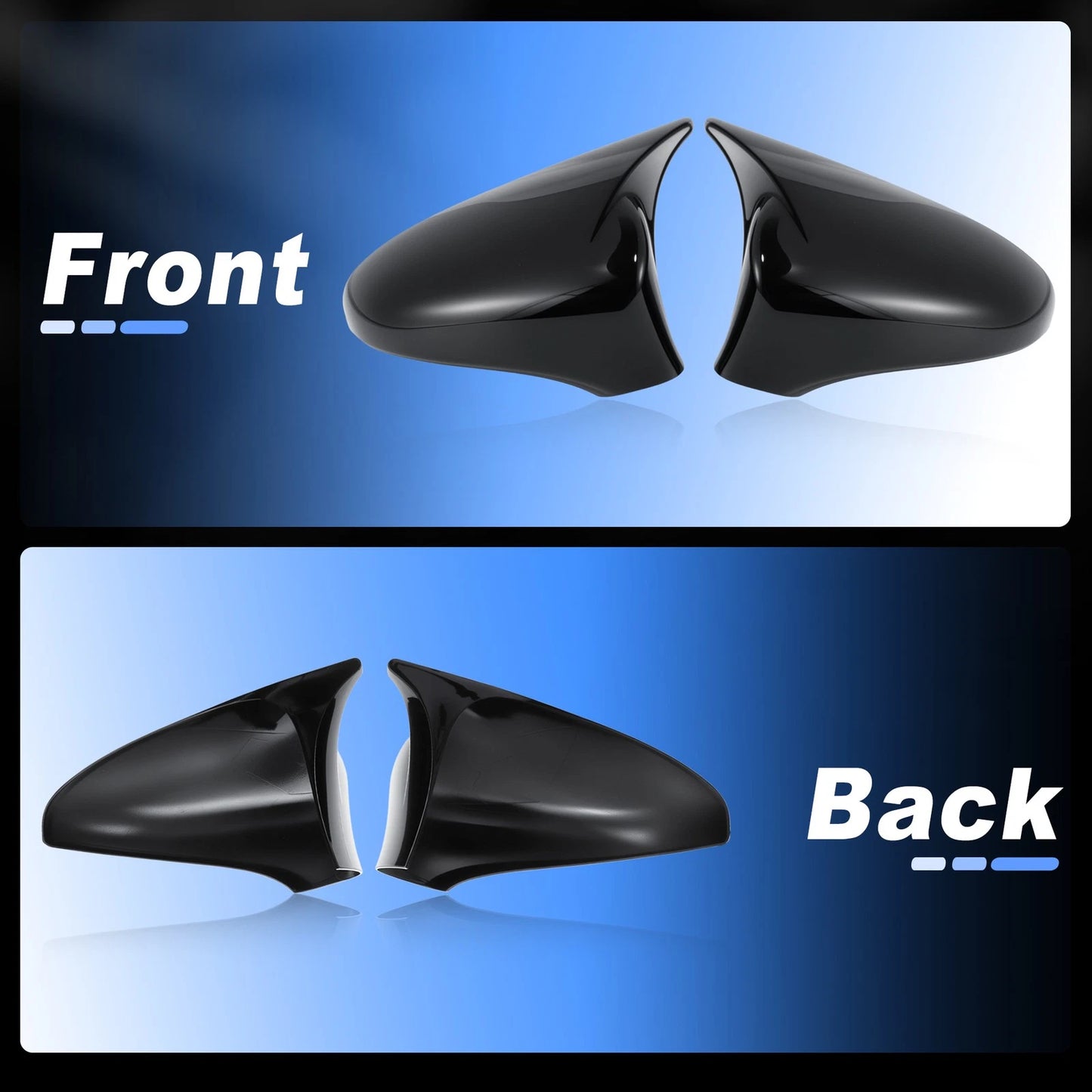 Black Wing Mirror Cap Cover for Lexus IS200t IS300 IS350 (2013–2020)