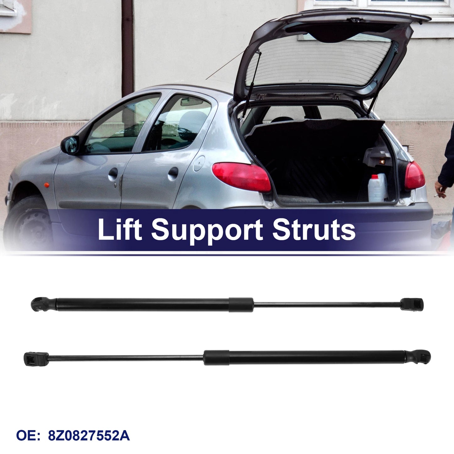 Tailgate Lift Support Struts Gas Spring No. 8Z0827552A for Audi A2 (2000–2005)