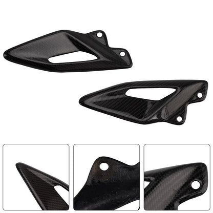 Real Carbon Fiber Foot Protection Board for Street Triple 765 RS (2016–2022)