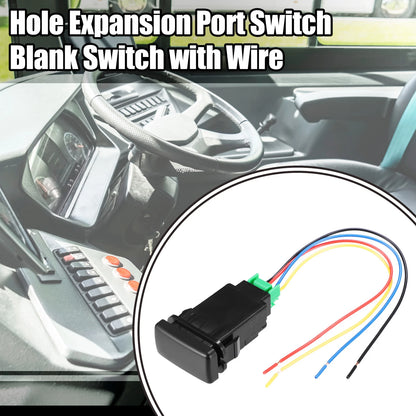 Hole Expansion Port Switch Blank with Wire for Toyota Alphard (2015–2023)