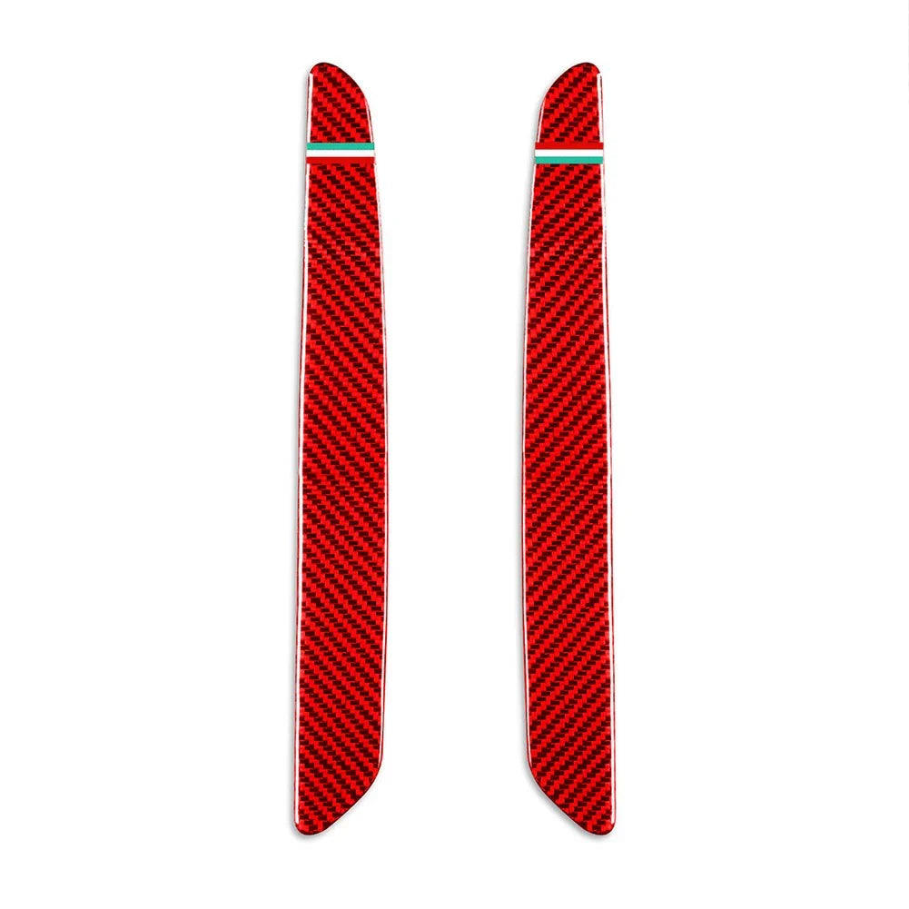 Red Door Sill Scuff Guard Plate Cover for Alfa Romeo Giulia (2015-2019)