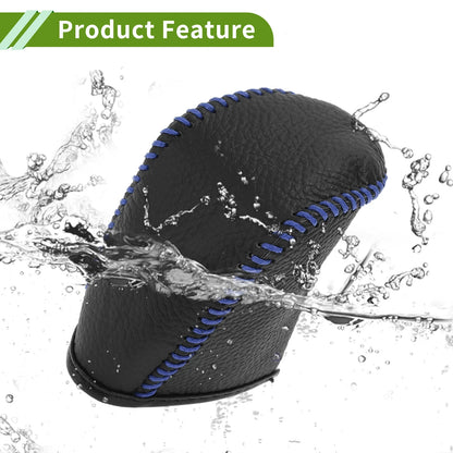 Gear Shift Knob Cover for Dodge Journey 2011-2020 - Pebbled Black Blue