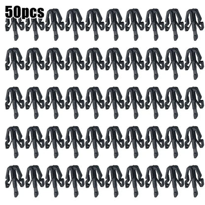 50Pcs Nylon Grille Clips for Honda, Mitsubishi, Toyota, Mazda (Various Years)