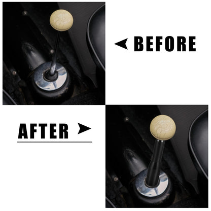 Shift Knob for Universal Vehicles (10cm, Aluminum Alloy, Black)