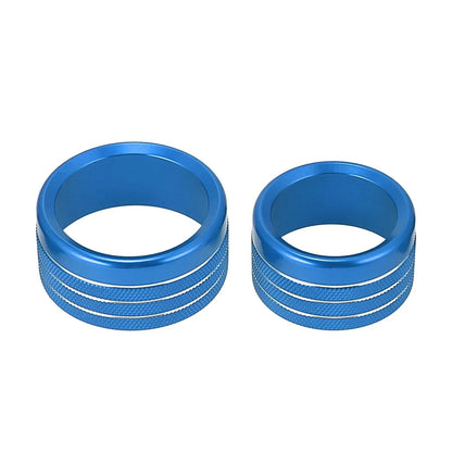 5 x Blue AC Radio Switch Knob Covers for Dodge Ram 1500 (2018-2020)